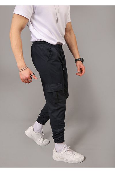 EydaMoon Unisex Cargo Pocket Standard Fit 2 νήματα ελαστικά πόδια φούτερ