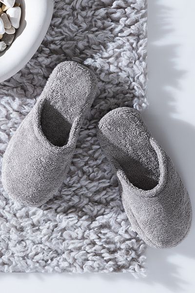 Yataş Gray Essentials Bathroom Slippers