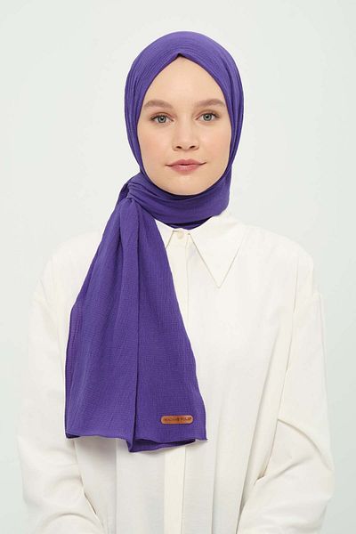Madame Polo Mio Cazz Shawl Purple Summer Wrinkle-Free Non-Slip 75X180 cm
