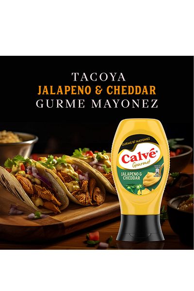 Calve Gourmet Mayonnaise Series Jalapeno Cheddar Mayonnaise 240g