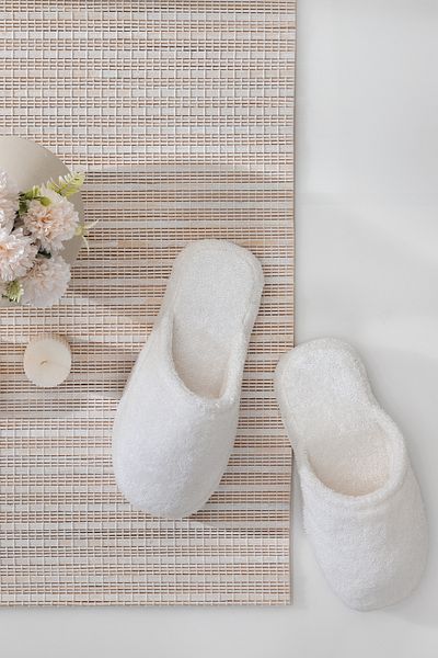 Yataş Ecru Essentials Bathroom Slippers