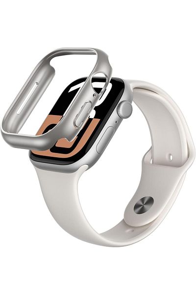 Amazingthing Amazing Thing Minimal designed for Apple Watch Series 10 46mm case cover - Silver