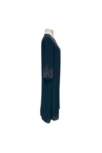 HESNA Rochie de seară pentru mamă Alya, mărime mare, elegantă, brodata cu piatră