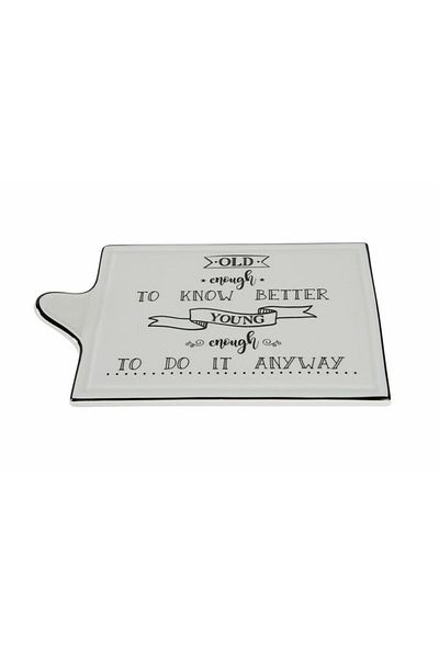Porland Be Happy 26cm Cheese Plate
