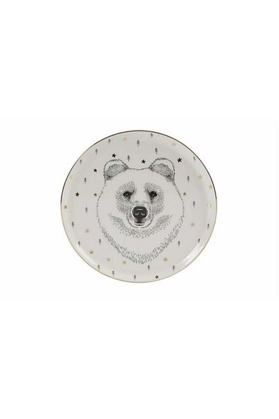Porland Forest Bear Flat Plate 20 Cm