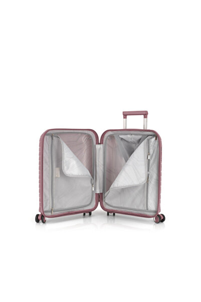 Gabol Kiba Serisi 4'lü Bavul Seti (KABİN, ORTA, BÜYÜK VE MAKYAJ ÇANTASI) Pembe