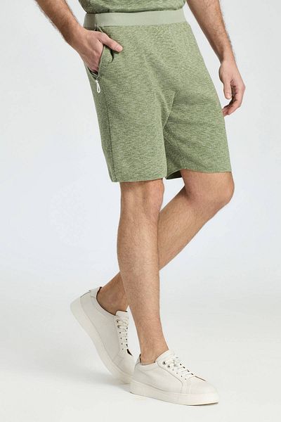 Hemington Pure Cotton Khaki Knitwear Shorts