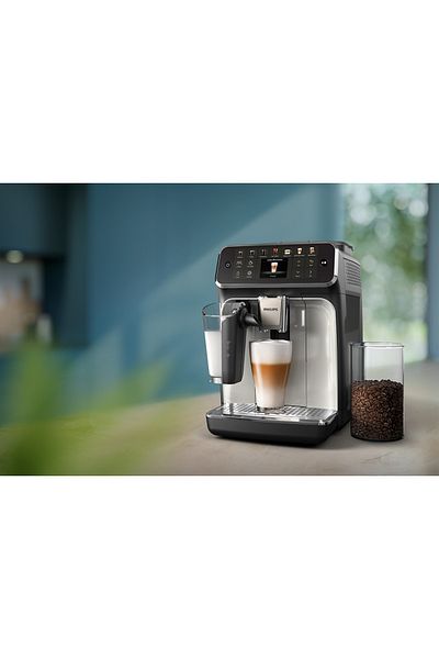 Philips سلسلة 4400 ماكينة إسبرسو أوتوماتيكية بالكامل EP4446/70، ضمان لمدة عامين