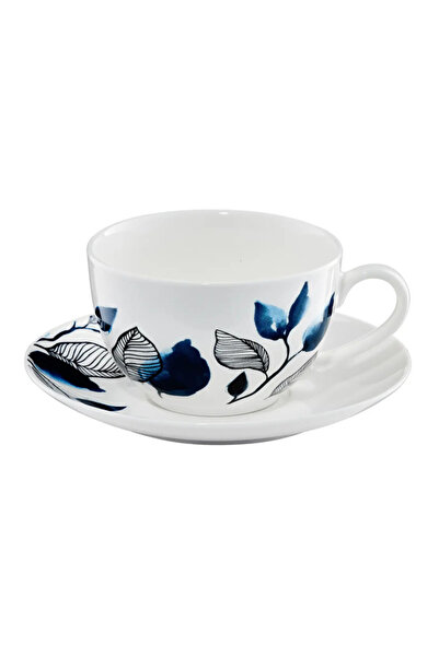 Ambition Tea or coffee serving set, 12 pieces, 6 people, Blue Flower