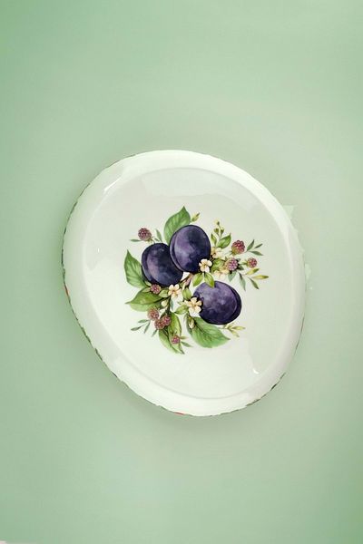 Bursa Porselen Dekor Plums Porcelain Presentation/Meat Plate