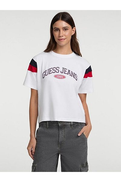Guess Jeans Ss Cn Boxy Women's Boxy Fit T-Shirt