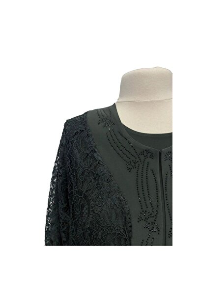 HESNA Women's Bunch Jacket Dress Mother Evening Dress Set