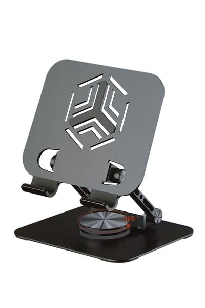 Coverzone iPad Compatible Angle Adjustable Tablet Stand with Stable Base, Foldable Portable Holder Zr755