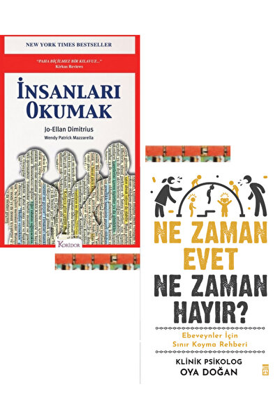 Timaş Yayınları Ne Zaman Evet Ne Zaman Hayır, İnsanları Okumak (2kitap)