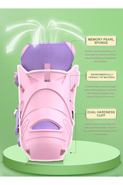 Ma Baby Kids Adjustable Inline Skate Roller Skates with Light Up Wheels Adjustable Inline Skates-S(27-32)