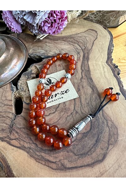 parze doğaltaş Mărgele de rugăciune din piatră naturală de agat portocaliu 6 mm