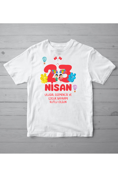 BB T SHIRTS Tricou pentru copii imprimat 23 aprilie 100% bumbac organic