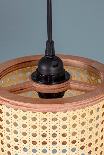 AHŞAP FABRİKASI Istanbul Serisi Riva Hazeran Avize Sarkıt 19cm