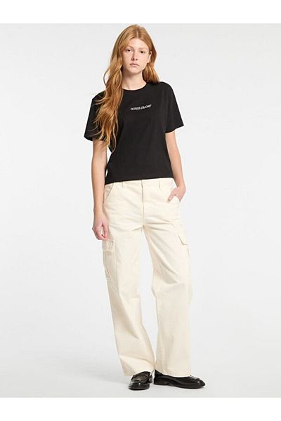 Guess Tricou Boxy Fit pentru femei Jeans Ss Cn Boxy
