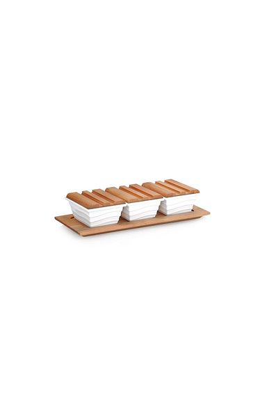 Evdek 3-Piece Breakfast & Presentation Set 29x12 cm