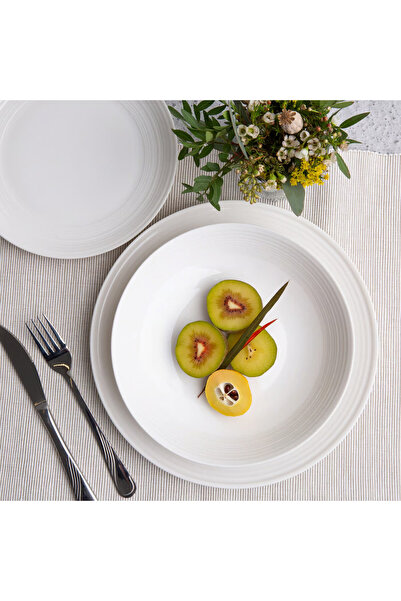 Ambition Dinner set, 18 pieces, 6 people, white, Linea