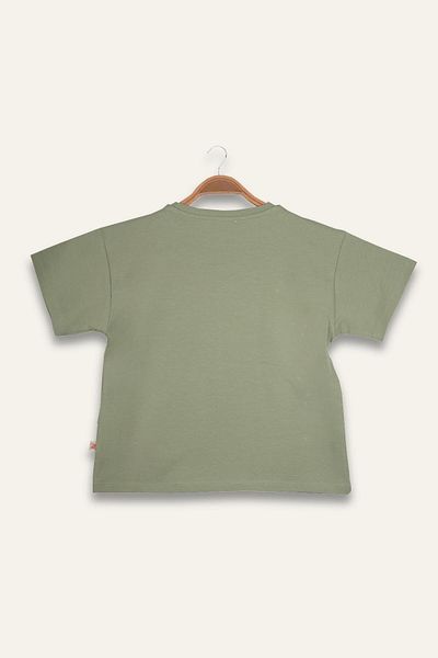Zeyland Boy's Surf Printed T-Shirt - Green