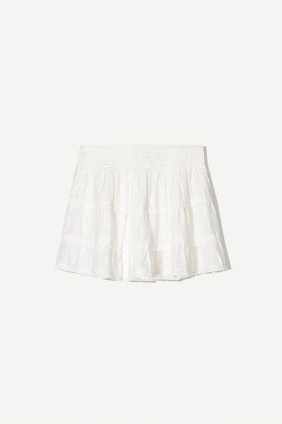 Bershka Ruffled mini skirt