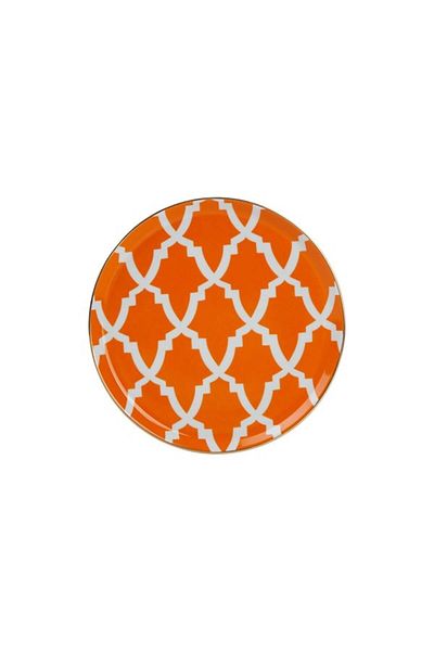 Porland Morocco Ds3 Orange Flat Plate 20 Cm