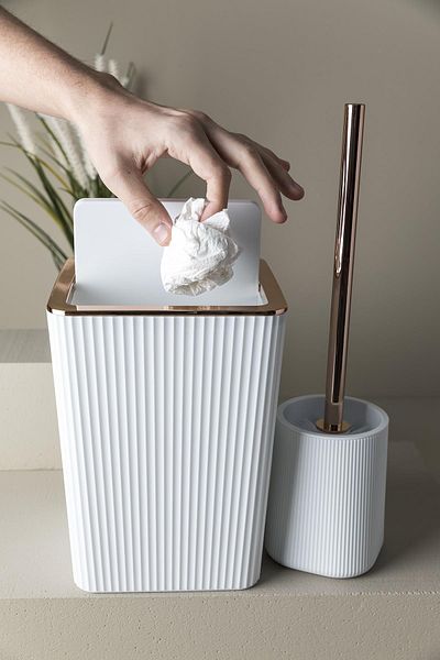 HOMENIVA Arow Acrylic Luxury Bathroom Set, Bathroom Set 5 Pieces