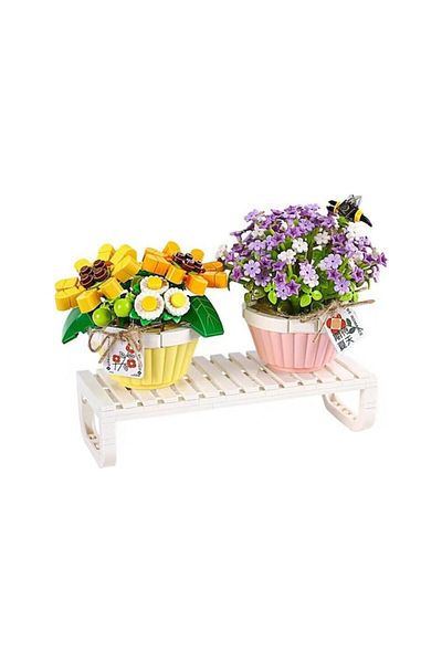 NillyToys Lz1674 Loz Potted Flower Blocks 543 Pieces