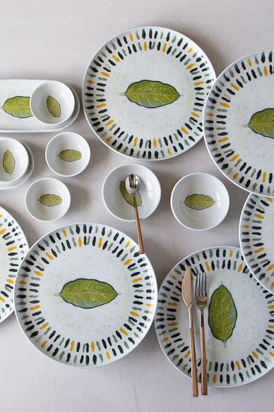 Kütahya Porselen Moderna 14 Pieces - 6 Person Breakfast Set, Cantore