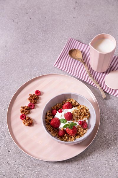Kütahya Porselen Matte Beige 15cm 2 Piece Bevel Bowl Set