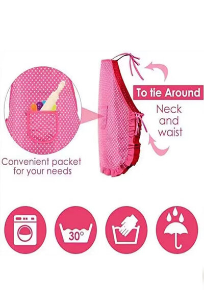 Choice مجموعة أدوات طهي وخبز للأطفال من 11 قطعة، تتضمن مريلة للبنات، قبعة طاهٍ، قفازًا وأداة