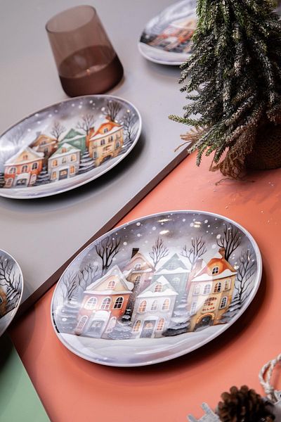 Kütahya Porselen Magicland Cake Set for 6 People