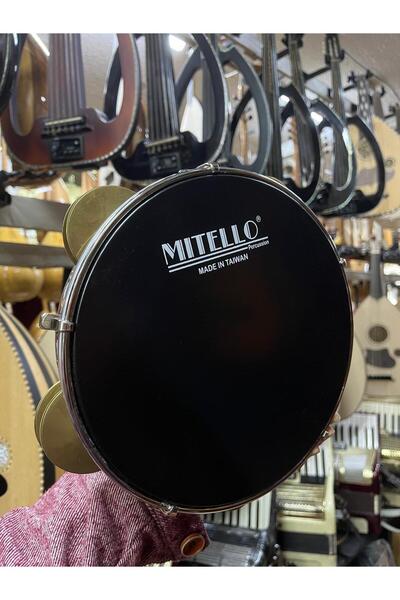 Rhytym Percussion ZİLLİ TEF - SİYAH MİTELLO FİLMLİ KOD 8307