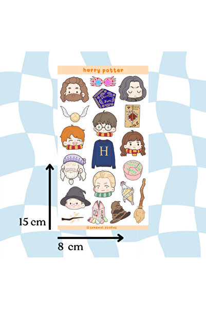 Songwol Studios Autocolant tematic Harry Potter, decal, agenda, jurnal Bullet...