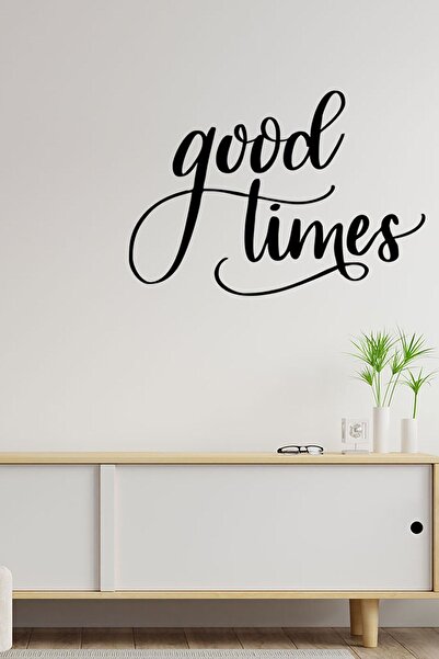 MIGNATIS Autocolant cu scriere de perete Good Times scrisă de mână 60x41 cm -...