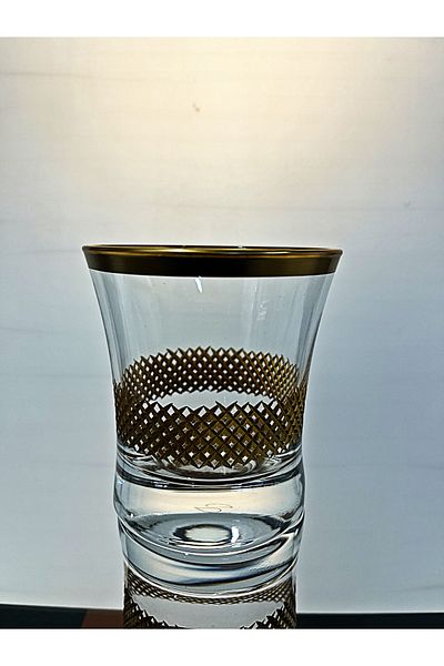 DECOSTYLE Soft Drink and Water Glass with Diamond Decor 6 Pcs