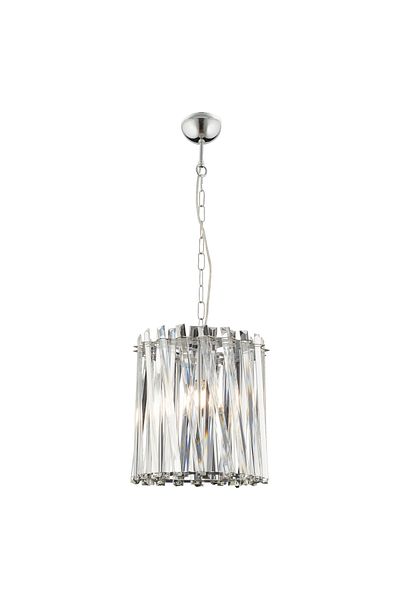 Apliqa Lustra Cristal HubRom, SAUCER 3963-25-CH 20x78 cm 1xE14-40W Crom