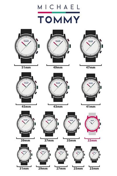 MICHAEL TOMMY Steel Women's Wristwatch - Mt-325004L-Sb92