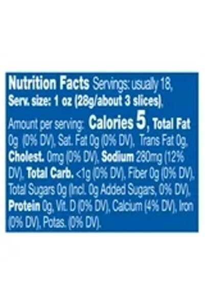 Heinz Vlasic Fresh Packed Ovals Hamburger Dill Chips 946 gr