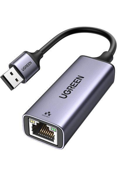 Ugreen محول إيثرنت USB 3.0 من الألومنيوم USB 3.0 إلى شبكة 1000 ميجابت في الثانية جيجابت RJ45 LAN محول الإنترنت
