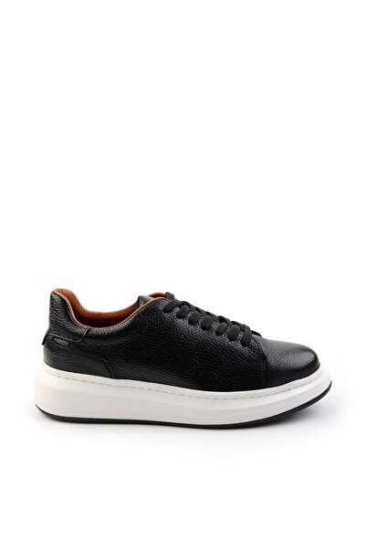 Bambi Siyah Leather Erkek Sneaker E01401098040