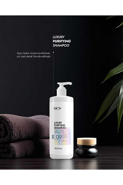 DROV KOZMETİK Luxury Purifying 1000ml Purifying Shampoo Ultra Cleaner