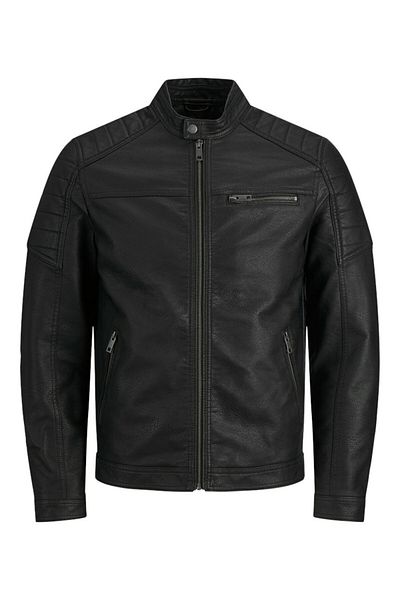 Jack & Jones Ανδρικό μαύρο Jwhtano Jacket Weed Jacket 12182192-Μαύρο