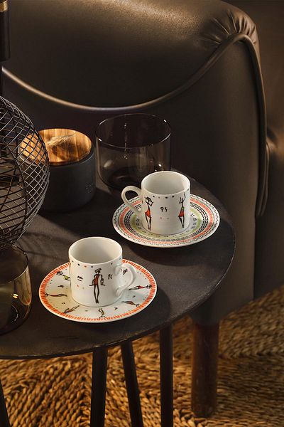 Kütahya Porselen Dream 4 Piece 2 Personality 11493 Coffee Cup Set
