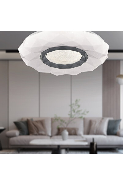 Apliqa Paris Tekli Beyaz 3 Renkli 61 Watt Ledli Modern Oturma Odası, Koridor,...