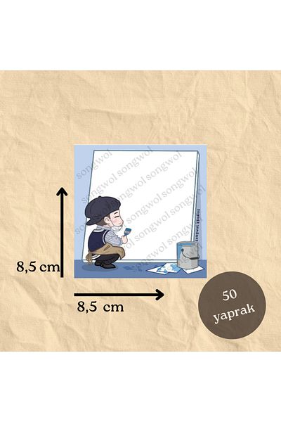 Songwol Studios Painter Kids Memo Pad, Memopad, Notepad, Notepad