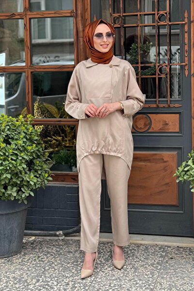 NAKİ NAKİ & MASCARA Bluz 25MY2144 Bej