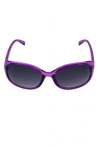 BM GİFT DESİGN Women's purple round sunglasses